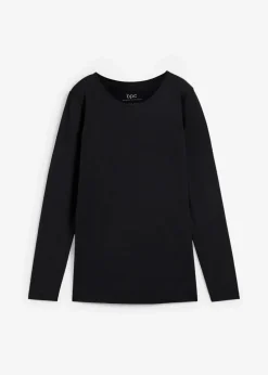 bonprix Bekleidung·Sweat|Sportbekleidung^Sport Longshirt, schnelltrocknend schwarz