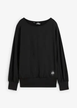 bonprix Bekleidung·Jumpsuits|Bekleidung·Sweat^Sport Thermoshirt, locker geschnitten schwarz