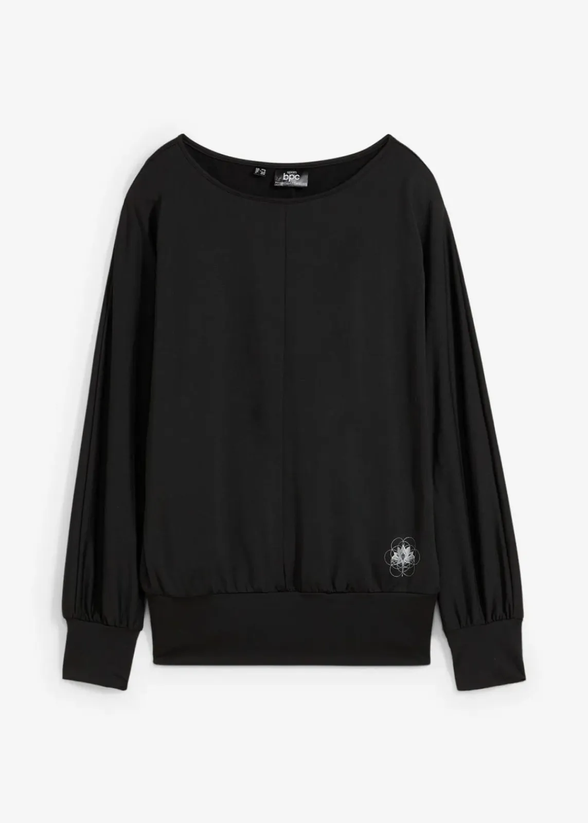 bonprix Bekleidung·Jumpsuits|Bekleidung·Sweat^Sport Thermoshirt, locker geschnitten schwarz
