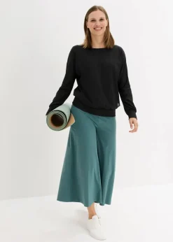 bonprix Bekleidung·Jumpsuits|Bekleidung·Sweat^Sport Thermoshirt, locker geschnitten schwarz