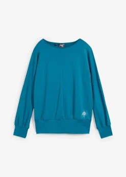 bonprix Shirts & Tops|Sportbekleidung^Sport Thermoshirt, locker geschnitten meerestürkis