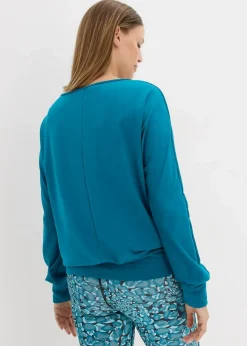 bonprix Shirts & Tops|Sportbekleidung^Sport Thermoshirt, locker geschnitten meerestürkis