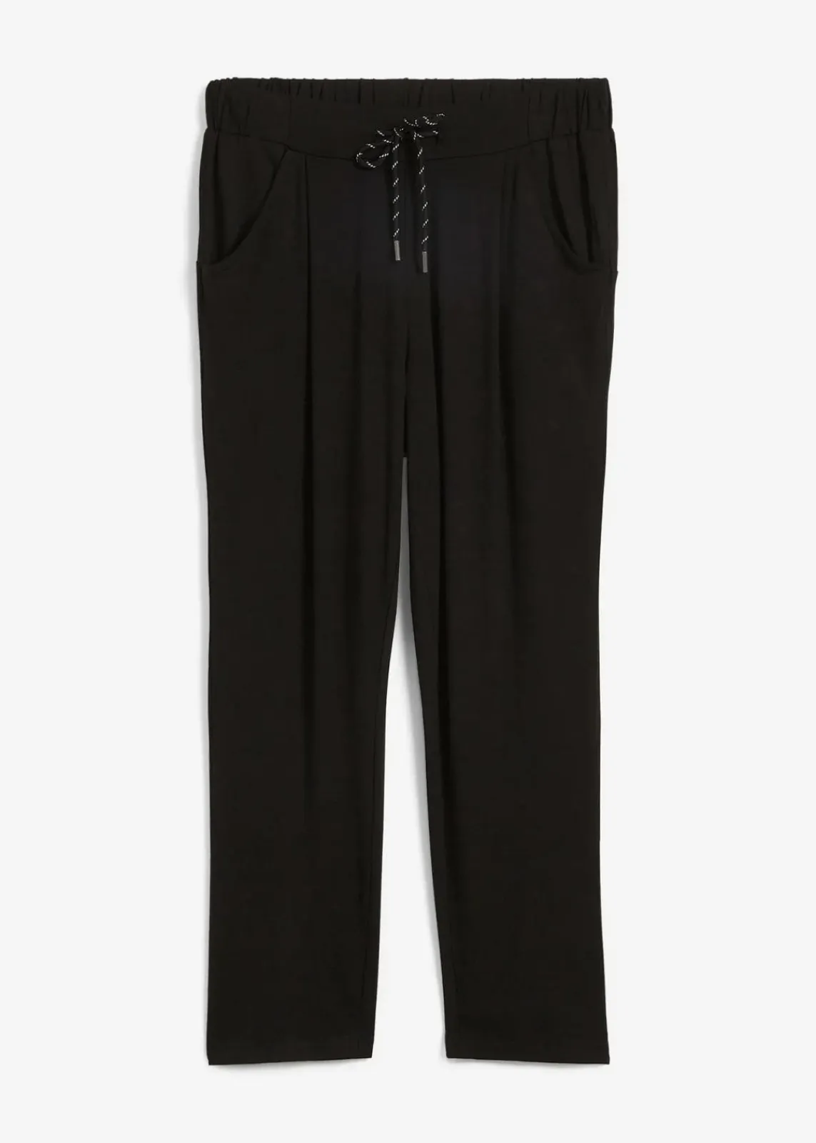 bonprix Bekleidung·Kleider|Hosen^Sporthose aus nachhaltiger Viskose, 7/8-Länge schwarz