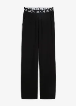 bonprix Bekleidung·Kleider^Sporthose mit Elastikbund schwarz
