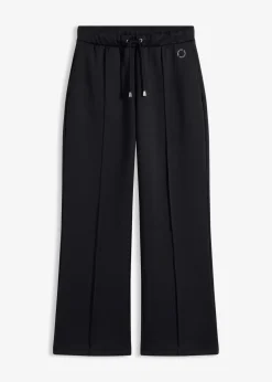 bonprix Bekleidung·Sweat|Bekleidung·Kleider^Sport-Hose mit Ziernähten schwarz