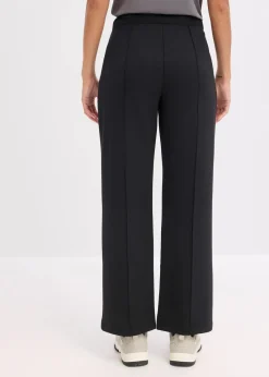 bonprix Bekleidung·Sweat|Bekleidung·Kleider^Sport-Hose mit Ziernähten schwarz