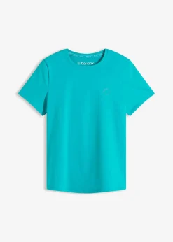 bonprix Bekleidung·Sweat|Nachhaltigere Materialien^Sport-Shirt aus stabilem Baumwollgriff smaragd