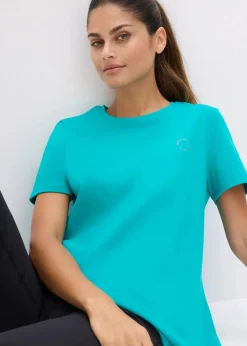 bonprix Bekleidung·Sweat|Nachhaltigere Materialien^Sport-Shirt aus stabilem Baumwollgriff smaragd