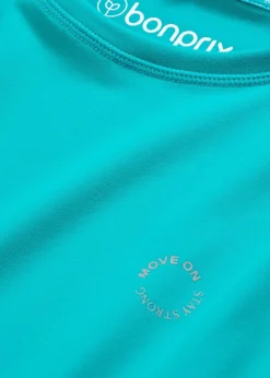 bonprix Bekleidung·Sweat|Nachhaltigere Materialien^Sport-Shirt aus stabilem Baumwollgriff smaragd