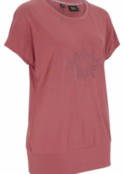 bonprix Shirts & Tops|Sportbekleidung^Sport-Shirt, Loose Fit softbeere bedruckt