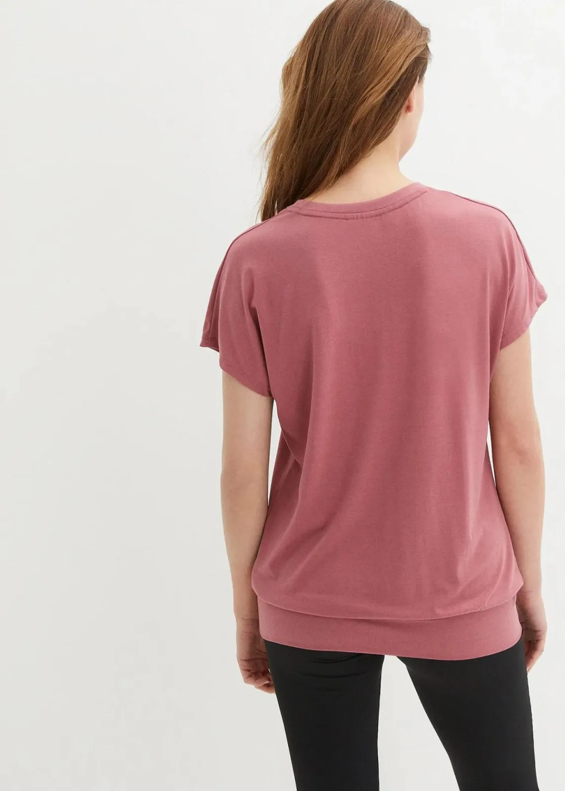 bonprix Shirts & Tops|Sportbekleidung^Sport-Shirt, Loose Fit softbeere bedruckt