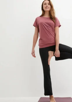 bonprix Shirts & Tops|Sportbekleidung^Sport-Shirt, Loose Fit softbeere bedruckt