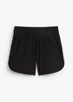 bonprix Bekleidung·Outdoorbekleidung|Bekleidung·Kleider^Sport-Shorts mit Kontraststreifen schwarz