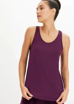 bonprix Bekleidung·Sweat|Sportbekleidung^Sport-Top mit Racerback, schnelltrocknend holunderbeere