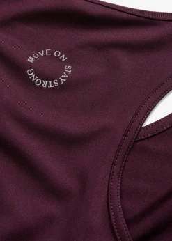 bonprix Bekleidung·Sweat|Sportbekleidung^Sport-Top mit Racerback, schnelltrocknend holunderbeere