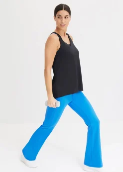 bonprix Shirts & Tops|Sportbekleidung^Sport-Top mit Racerback, schnelltrocknend schwarz