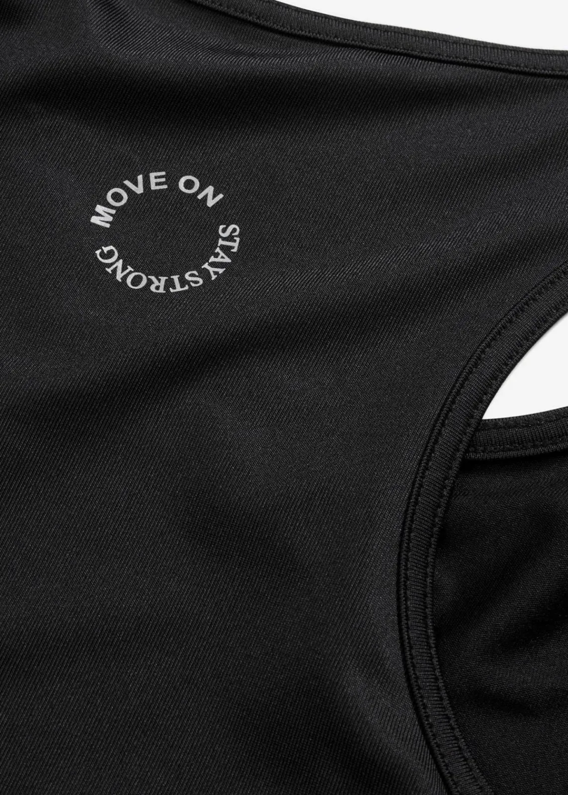 bonprix Shirts & Tops|Sportbekleidung^Sport-Top mit Racerback, schnelltrocknend schwarz