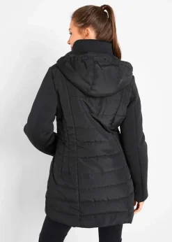bonprix Bekleidung·Hosen|Jacken & Mäntel^Steppjacke schwarz