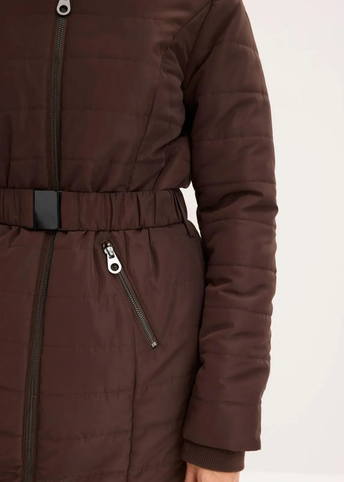 bonprix Nachhaltigere Materialien|Jacken & Mäntel^Steppjacke dunkelbraun