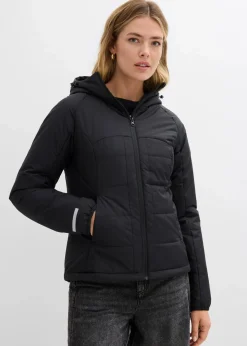 bonprix Jacken & Mäntel|Bekleidung·Hosen^Steppjacke schwarz