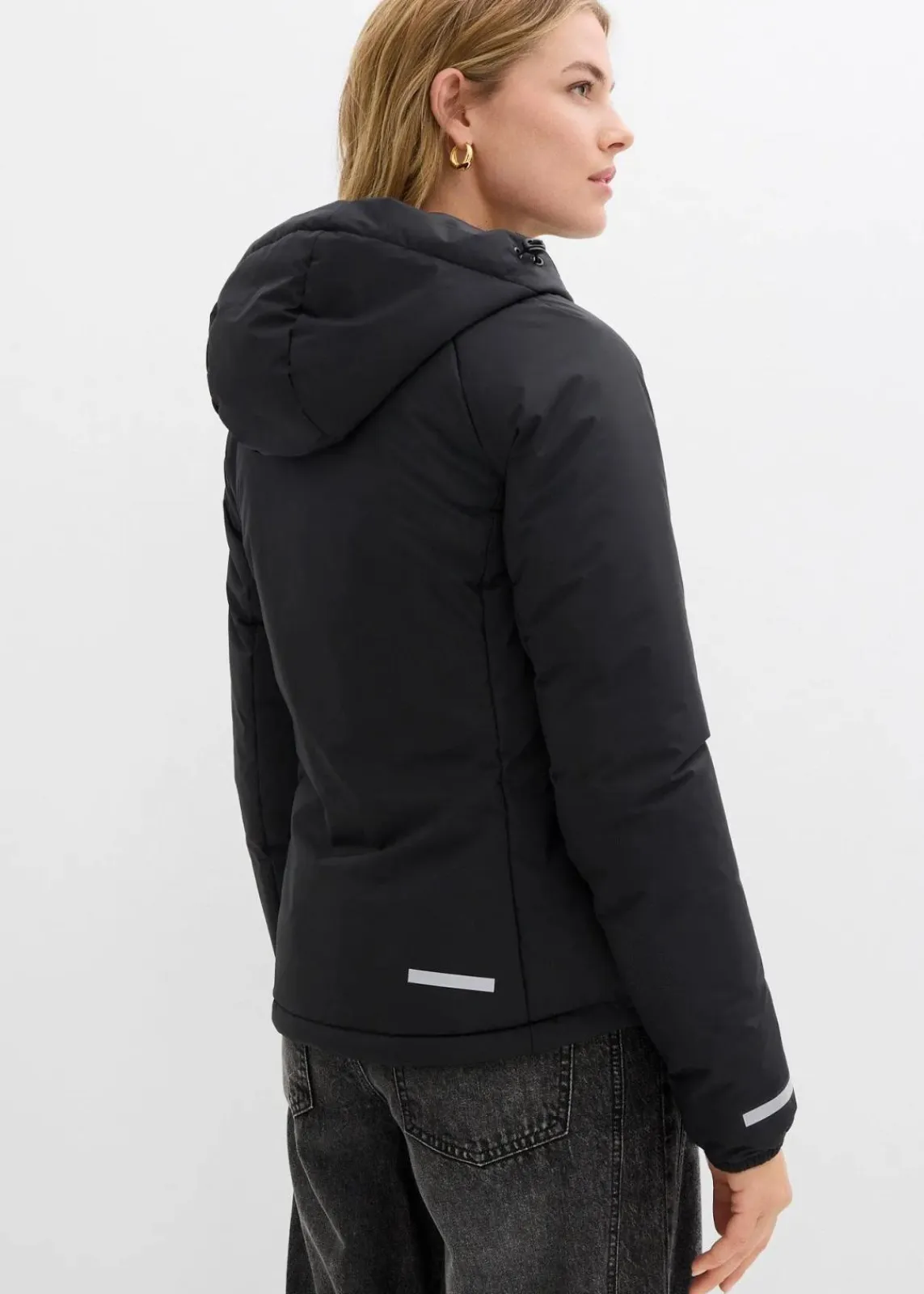 bonprix Jacken & Mäntel|Bekleidung·Hosen^Steppjacke schwarz