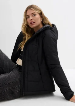 bonprix Jacken & Mäntel|Bekleidung·Hosen^Steppjacke schwarz