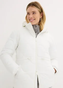 bonprix Jacken & Mäntel|Nachhaltigere Materialien^Steppjacke wollweiß