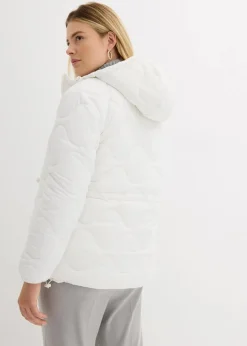 bonprix Jacken & Mäntel|Nachhaltigere Materialien^Steppjacke wollweiß