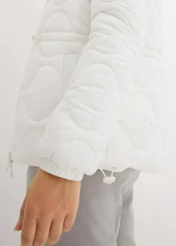 bonprix Jacken & Mäntel|Nachhaltigere Materialien^Steppjacke wollweiß