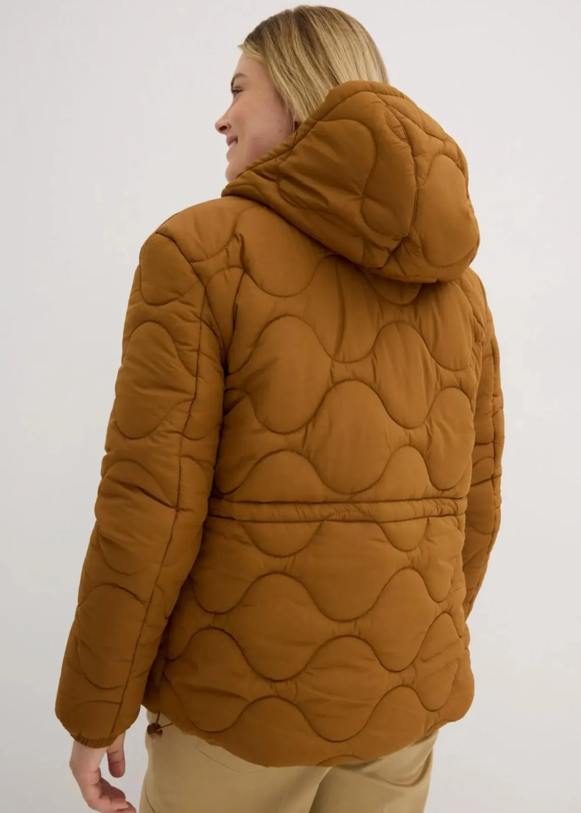bonprix Jacken & Mäntel|Nachhaltigere Materialien^Steppjacke cognac braun