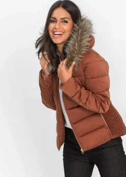 bonprix Jacken & Mäntel|Nachhaltigere Materialien^Steppjacke aus recyceltem Polyester kastanienbraun