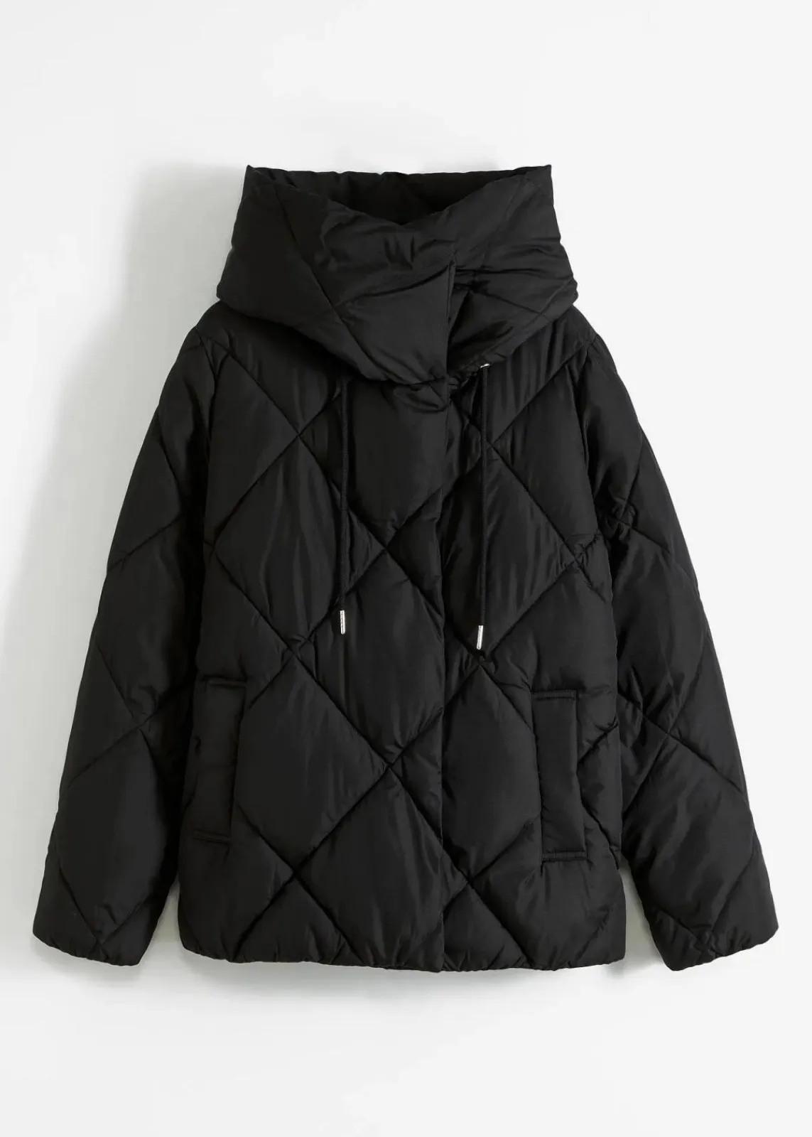 bonprix Bekleidung·Hosen|Jacken & Mäntel^Steppjacke mit Kapuze schwarz