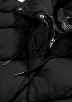 bonprix Bekleidung·Hosen|Jacken & Mäntel^Steppjacke mit Kapuze schwarz