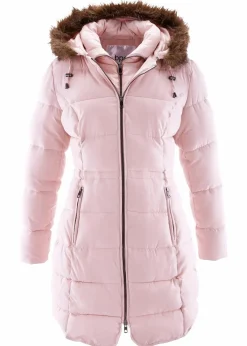 bonprix Jacken & Mäntel|Bekleidung·Hosen^Steppjacke mit Kapuze, gefüttert zartrosa