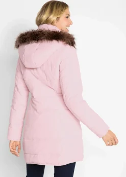bonprix Jacken & Mäntel|Bekleidung·Hosen^Steppjacke mit Kapuze, gefüttert zartrosa