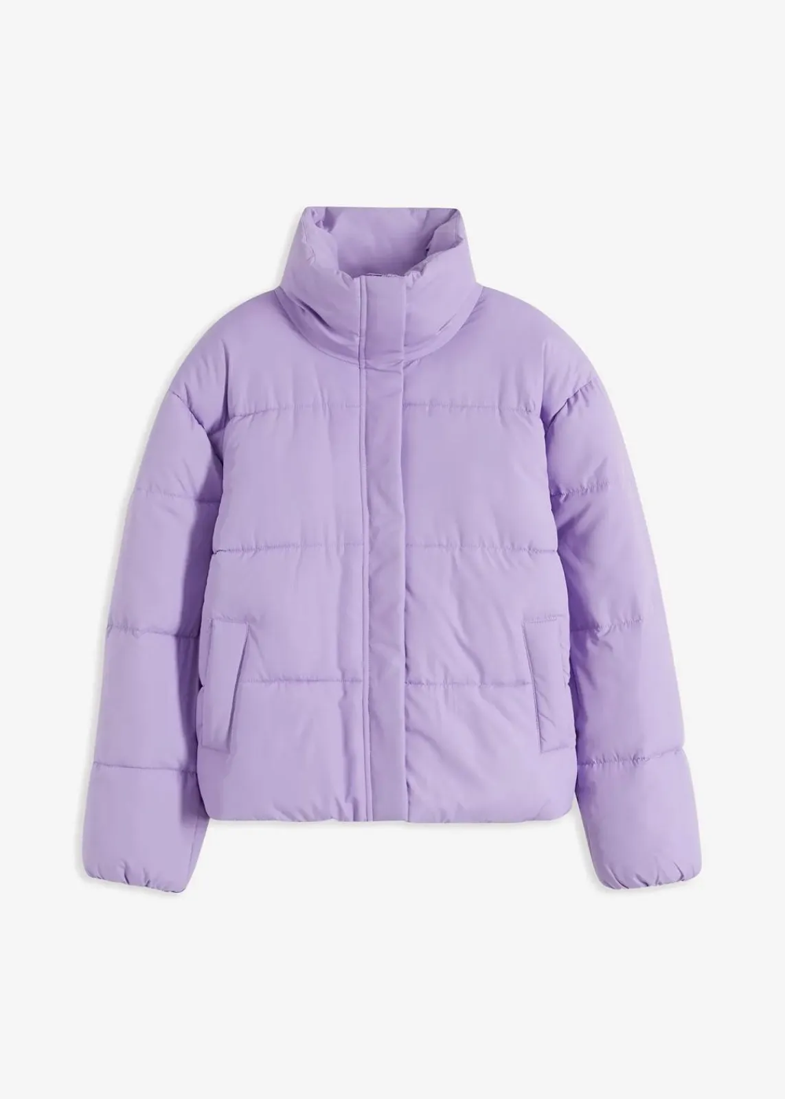 bonprix Bekleidung·Hosen|Jacken & Mäntel^Steppjacke mit Stehkragen softlila