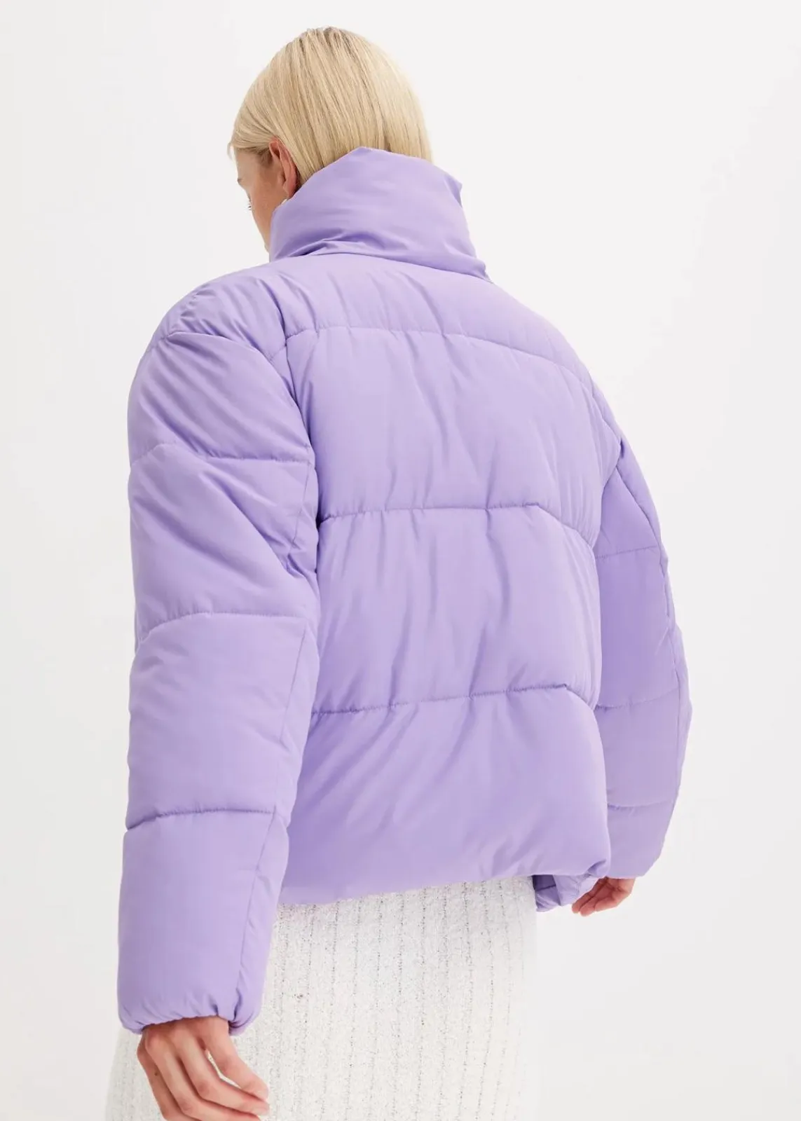 bonprix Bekleidung·Hosen|Jacken & Mäntel^Steppjacke mit Stehkragen softlila