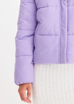 bonprix Bekleidung·Hosen|Jacken & Mäntel^Steppjacke mit Stehkragen softlila