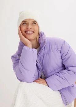 bonprix Bekleidung·Hosen|Jacken & Mäntel^Steppjacke mit Stehkragen softlila
