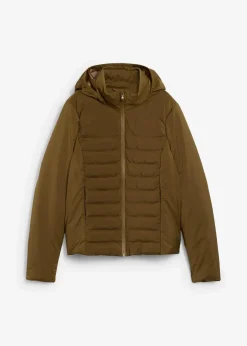 bonprix Jacken & Mäntel|Bekleidung·Hosen^Steppjacke, ultra leichtes Daunenimitat erdoliv