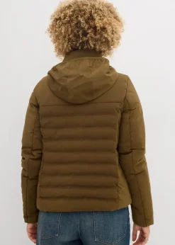 bonprix Jacken & Mäntel|Bekleidung·Hosen^Steppjacke, ultra leichtes Daunenimitat erdoliv