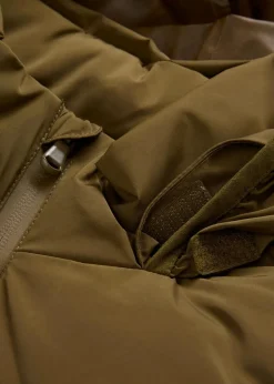 bonprix Jacken & Mäntel|Bekleidung·Hosen^Steppjacke, ultra leichtes Daunenimitat erdoliv