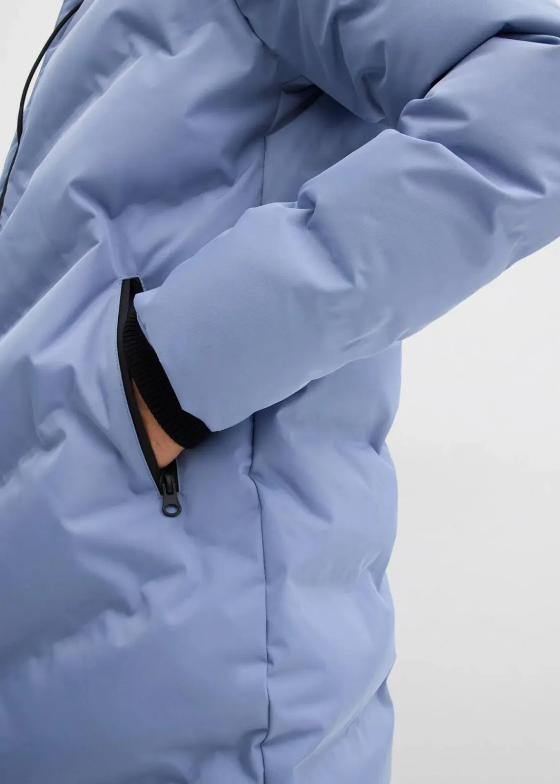 bonprix Jacken & Mäntel|Bekleidung·Hosen^Steppmantel mattblau