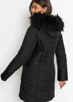 bonprix Bekleidung·Hosen|Jacken & Mäntel^Steppmantel schwarz