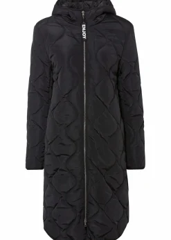 bonprix Nachhaltigere Materialien|Jacken & Mäntel^Steppmantel aus recyceltem Polyester schwarz