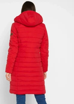 bonprix Bekleidung·Hosen|Jacken & Mäntel^Steppmantel, 2-in-1 Optik tiefrot