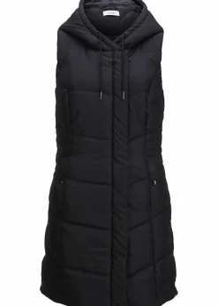bonprix Bekleidung·Hosen|Nachhaltigere Materialien^Steppweste aus recyceltem Polyester schwarz