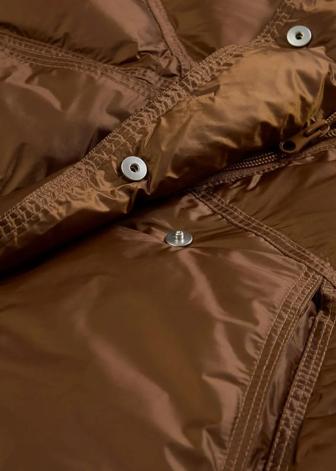 bonprix Jacken & Mäntel|Bekleidung·Hosen^Steppweste mit recycelter Daunen pimentbraun