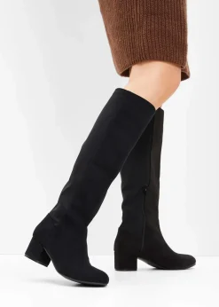 bonprix Komfortschuhe|Stiefel^Stiefel schwarz