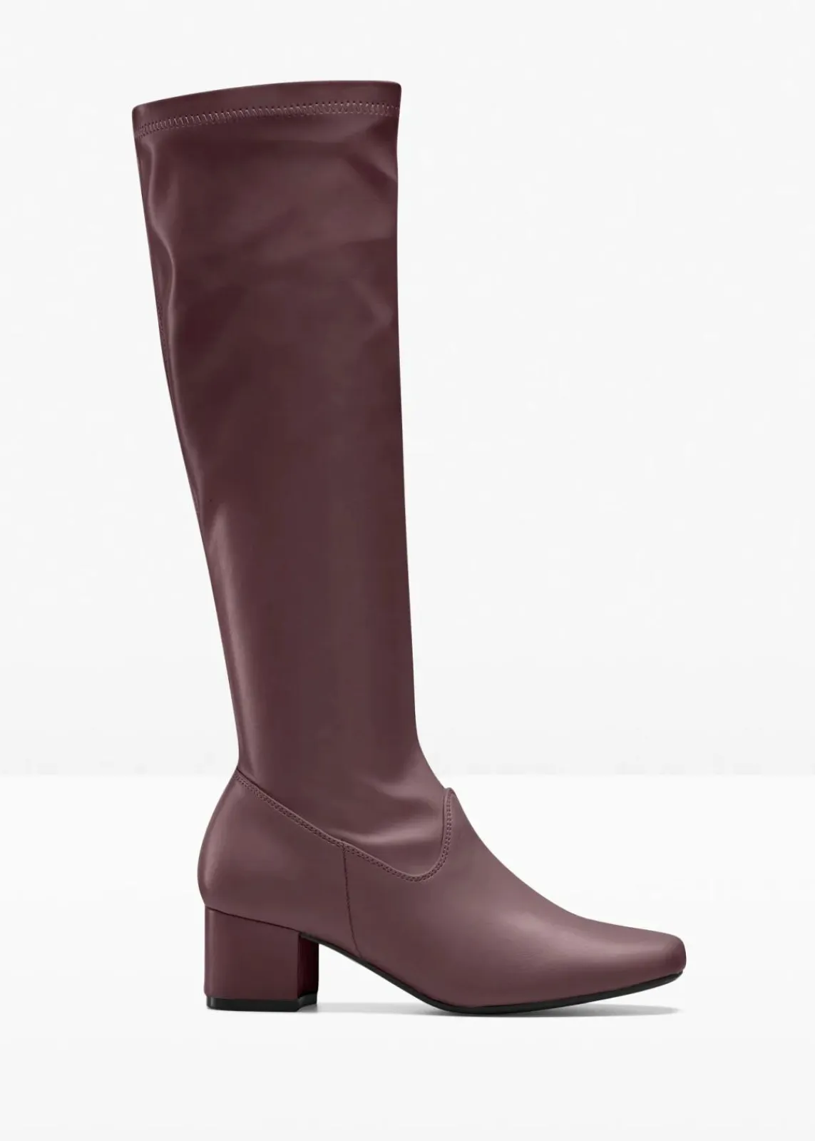 bonprix Stiefel|Schuhe & Accessoires In Spezialgrößen·Elastischer Schaft^Stiefel weinrot